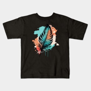 Bird Feathers Kids T-Shirt